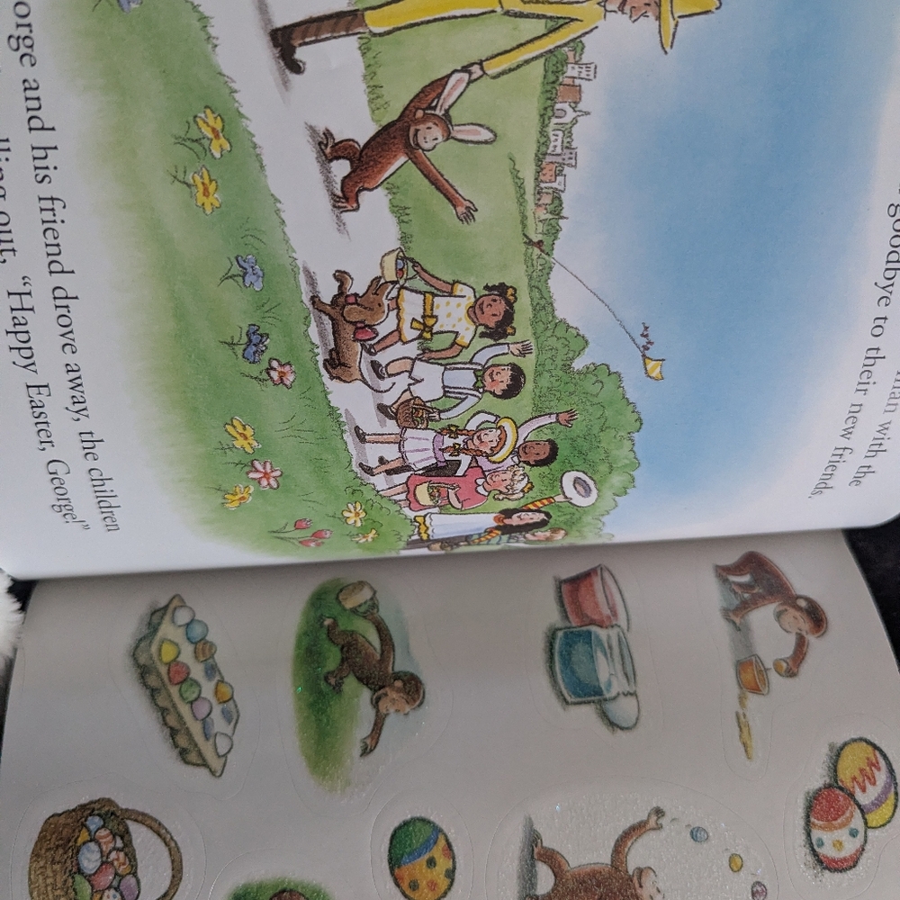 Curious George Happy Easter, Curious George Book by Margret Rey, H.A. - Picture 6 of 8